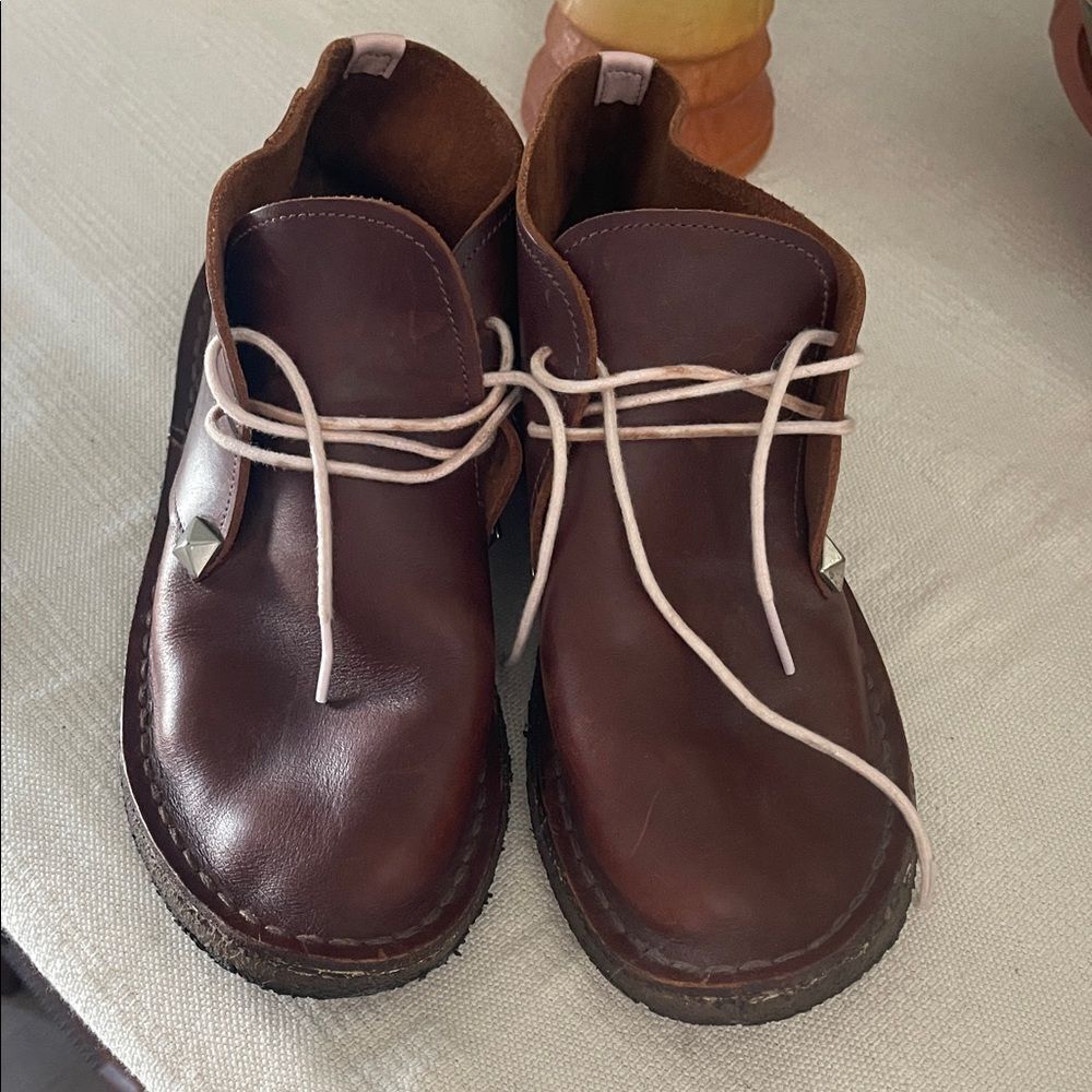 Ladies desert  Brown Leather Shoes
